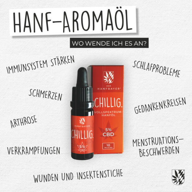 Hanföl Chillig von Der Hanfbayer