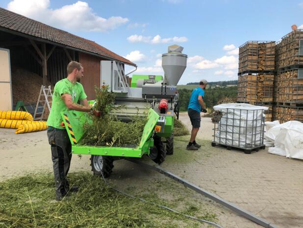 Die Hanfbayern nach der Ernte